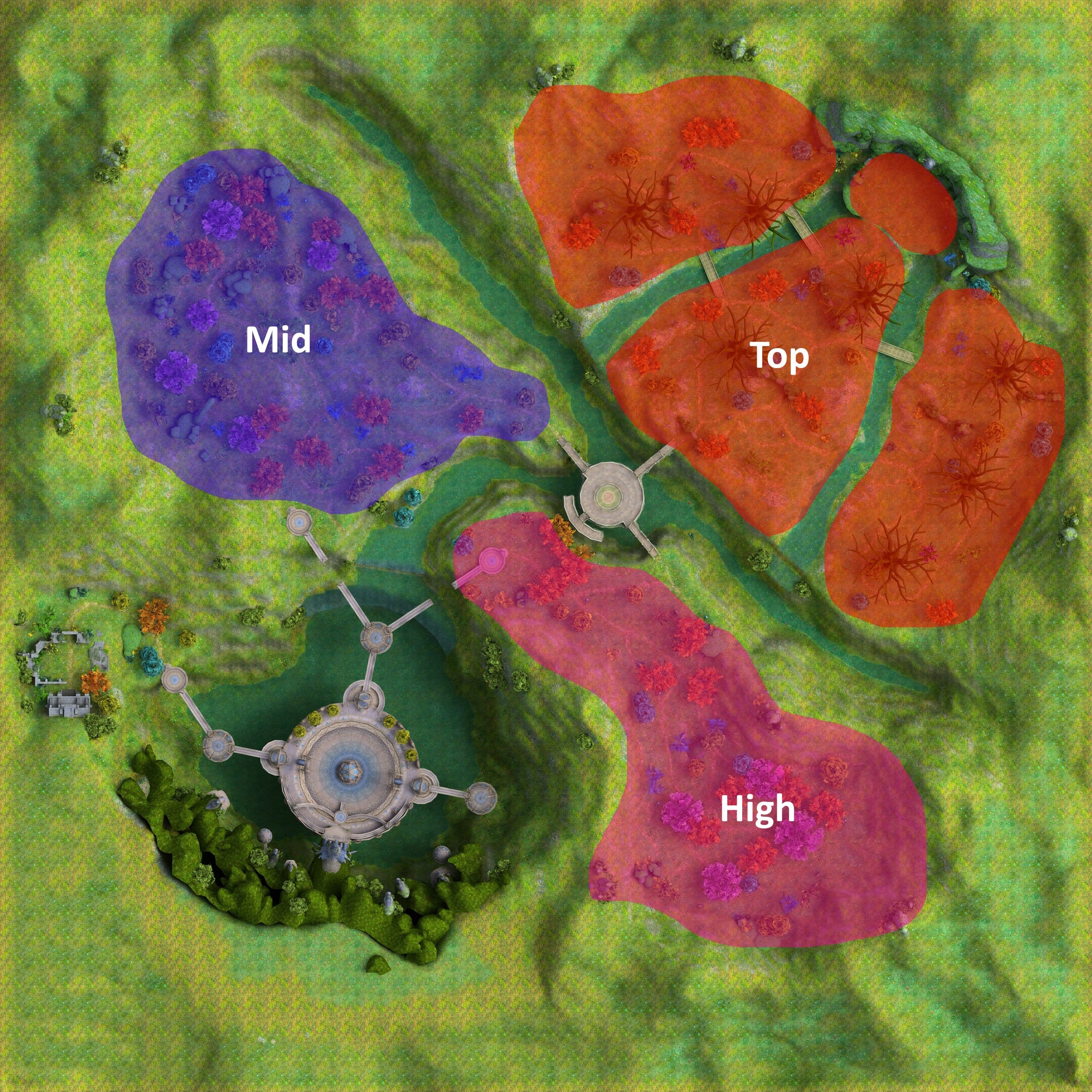 Fairy Settlement map